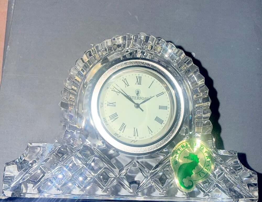Waterford Crystal Small Mantel Clock Lead Crystal 5087730031